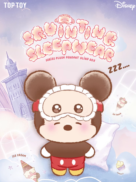 TOPTOY x Disney Squinting Sleepwear Plush Pendant