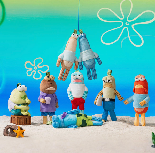 Pop Mart x Gong x SpongeBob SquarePants Bikini Bottom Buddies Whimsical Plush