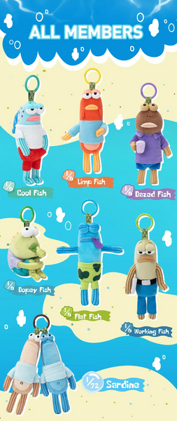 Pop Mart x Gong x SpongeBob SquarePants Bikini Bottom Buddies Whimsical Plush