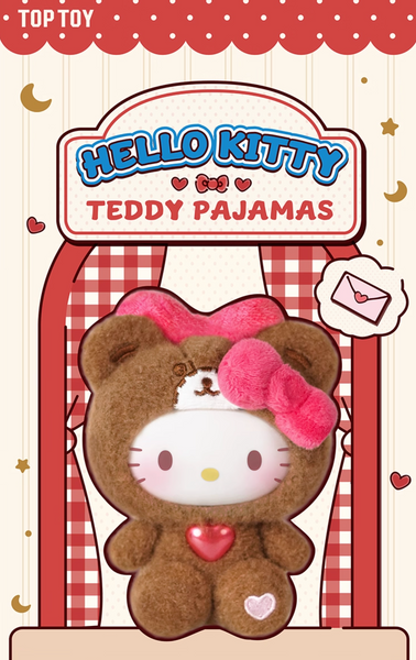 [Pre-Order, Ships Dec 2025] TOPTOY x Sanrio Hello Kitty Teddy Pajamas Vinyl Plush