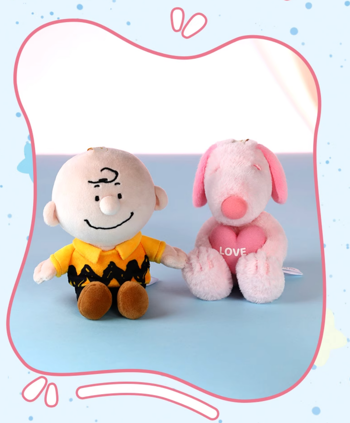 Vipo x Peanuts Snoopy Cute Pals Plush Keychain