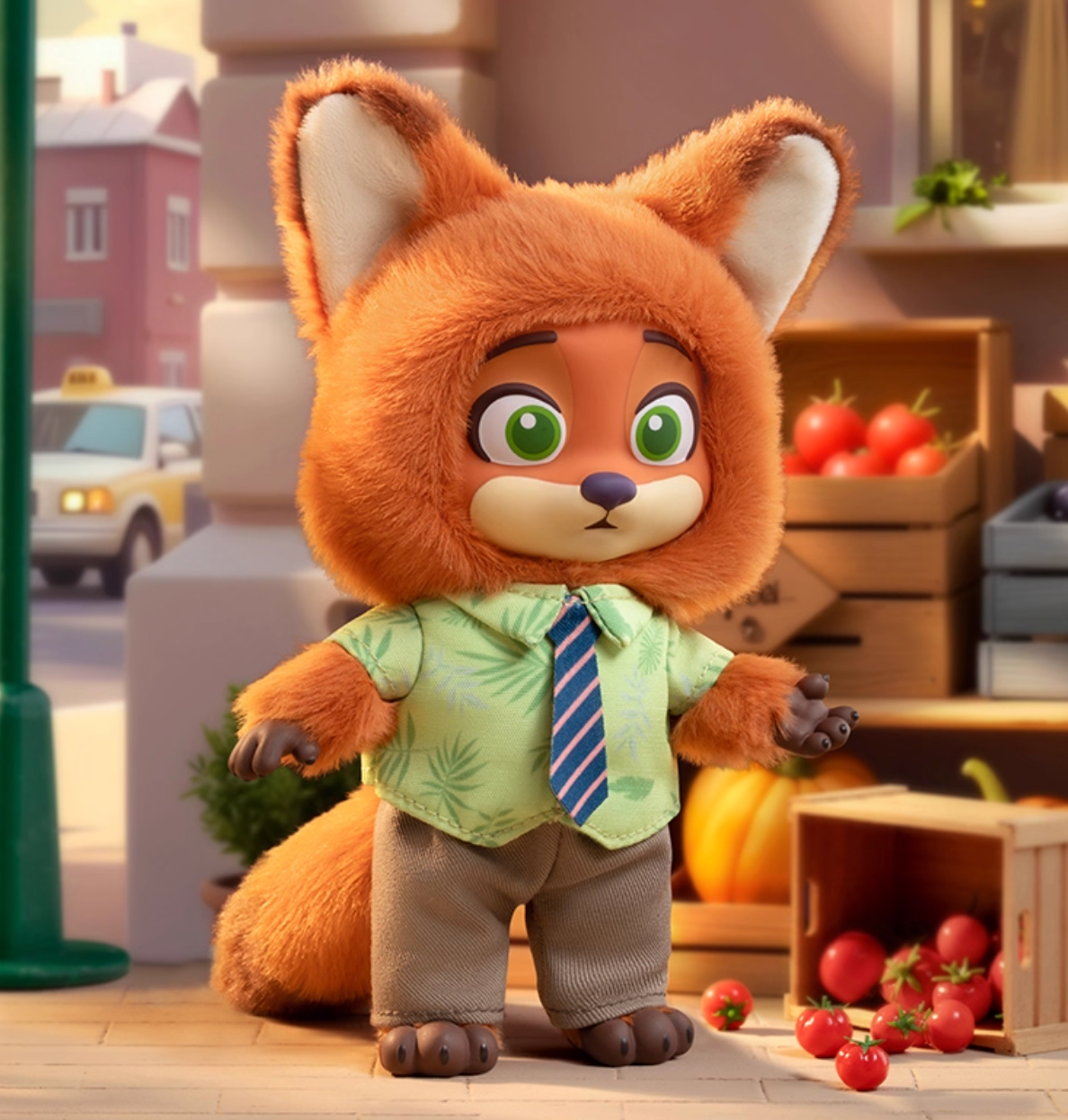 TOPTOY x Disney Zootopia 2 Nick & Judy's Growth Journey Vinyl Plush