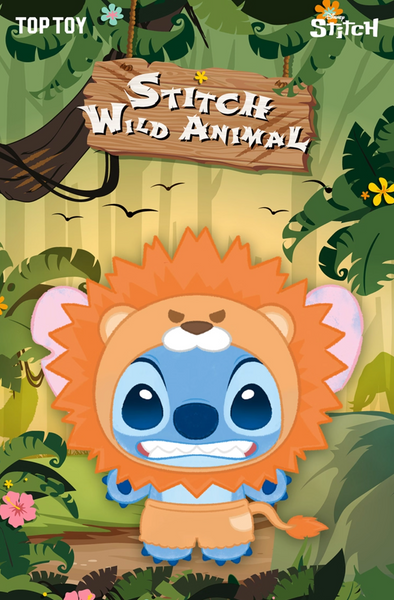 [Pre-Order, Ships Dec 2025] TOPTOY x Disney Stitch Wild Animal Vinyl Plush