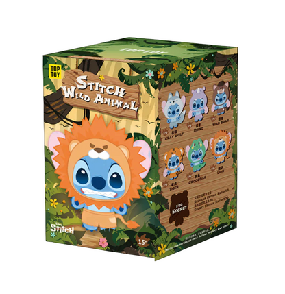 TOPTOY x Disney Stitch Wild Animal Vinyl Plush