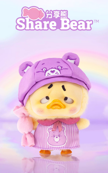 RongCreator 1983 x Upsetduck x Care Bears Be Rainbow Duck Vinyl Plush