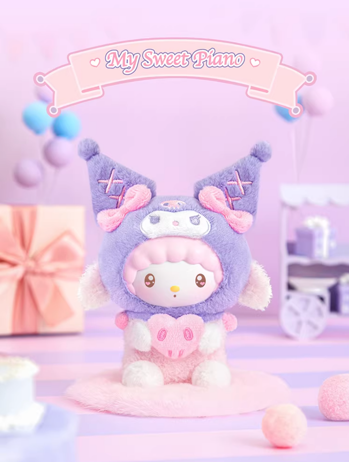 TOPTOY x Sanrio Characters Kuromi Party Vinyl Plush