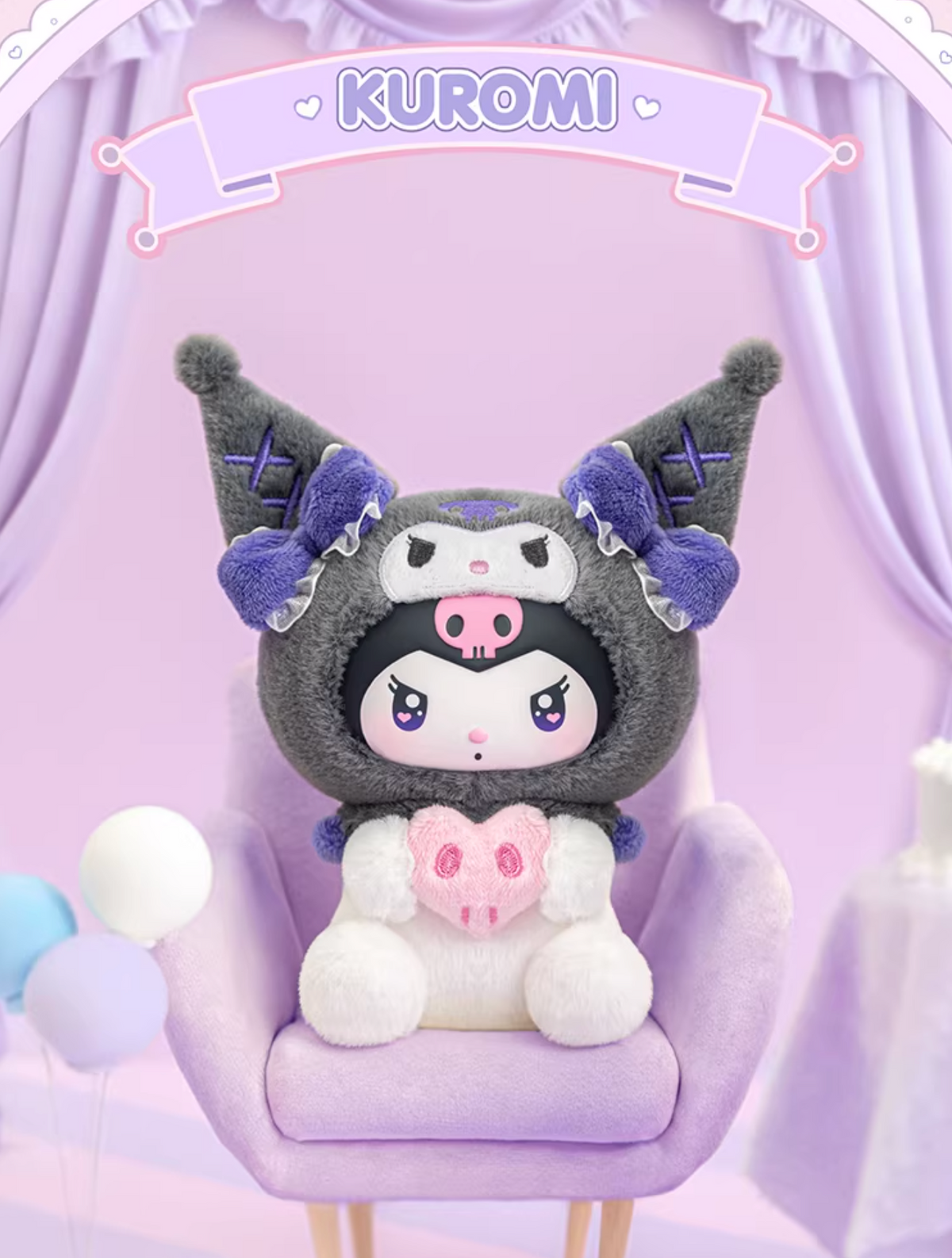 TOPTOY x Sanrio Characters Kuromi Party Vinyl Plush