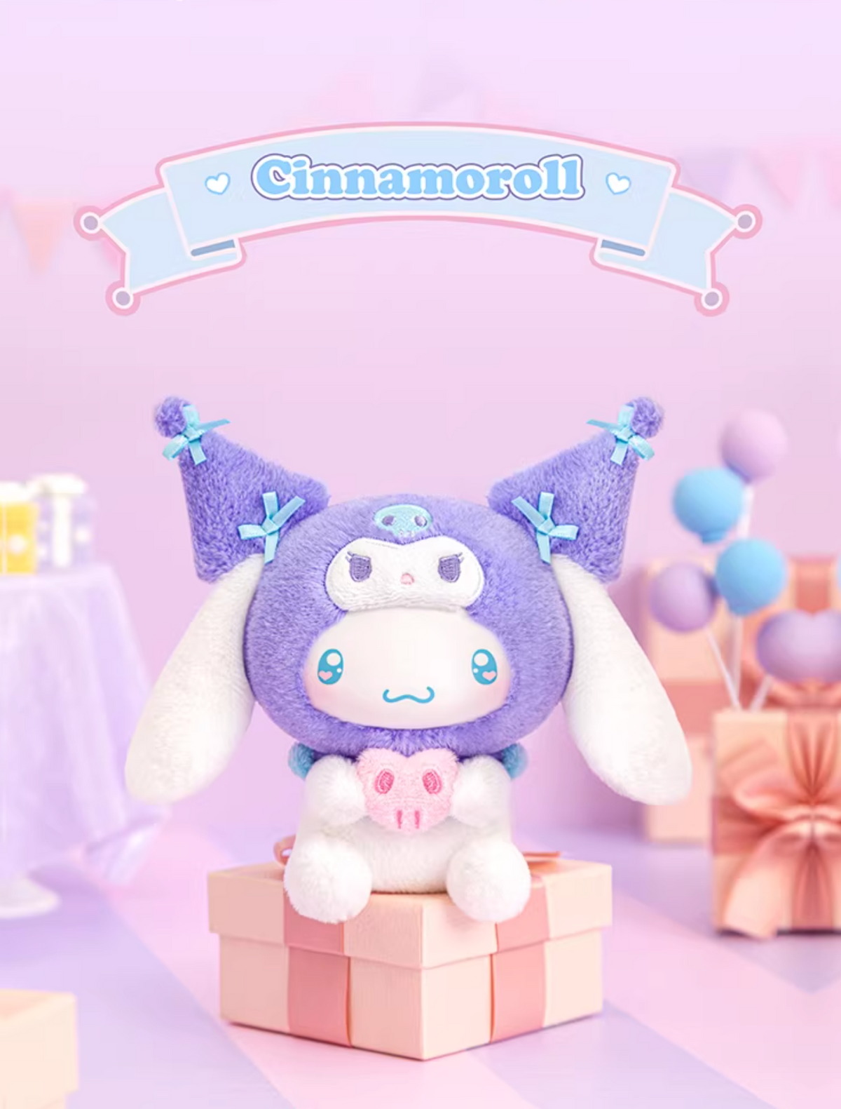 TOPTOY x Sanrio Characters Kuromi Party Vinyl Plush