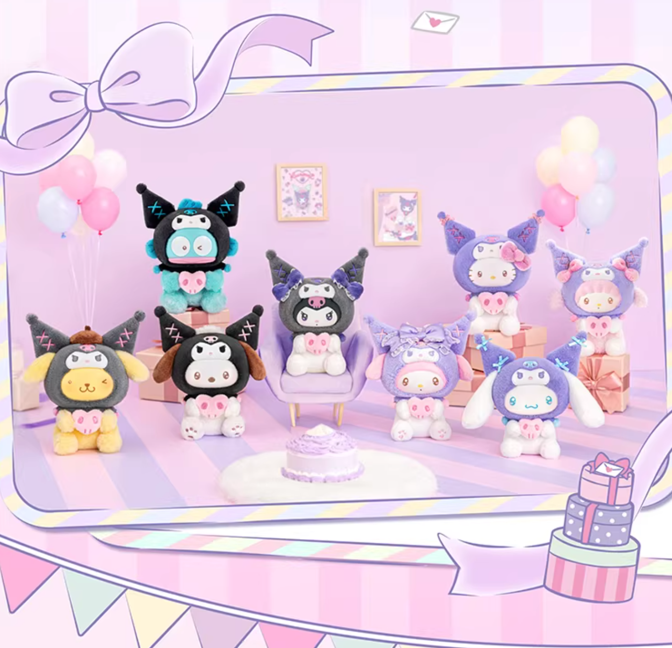 TOPTOY x Sanrio Characters Kuromi Party Vinyl Plush – WooHoo New York