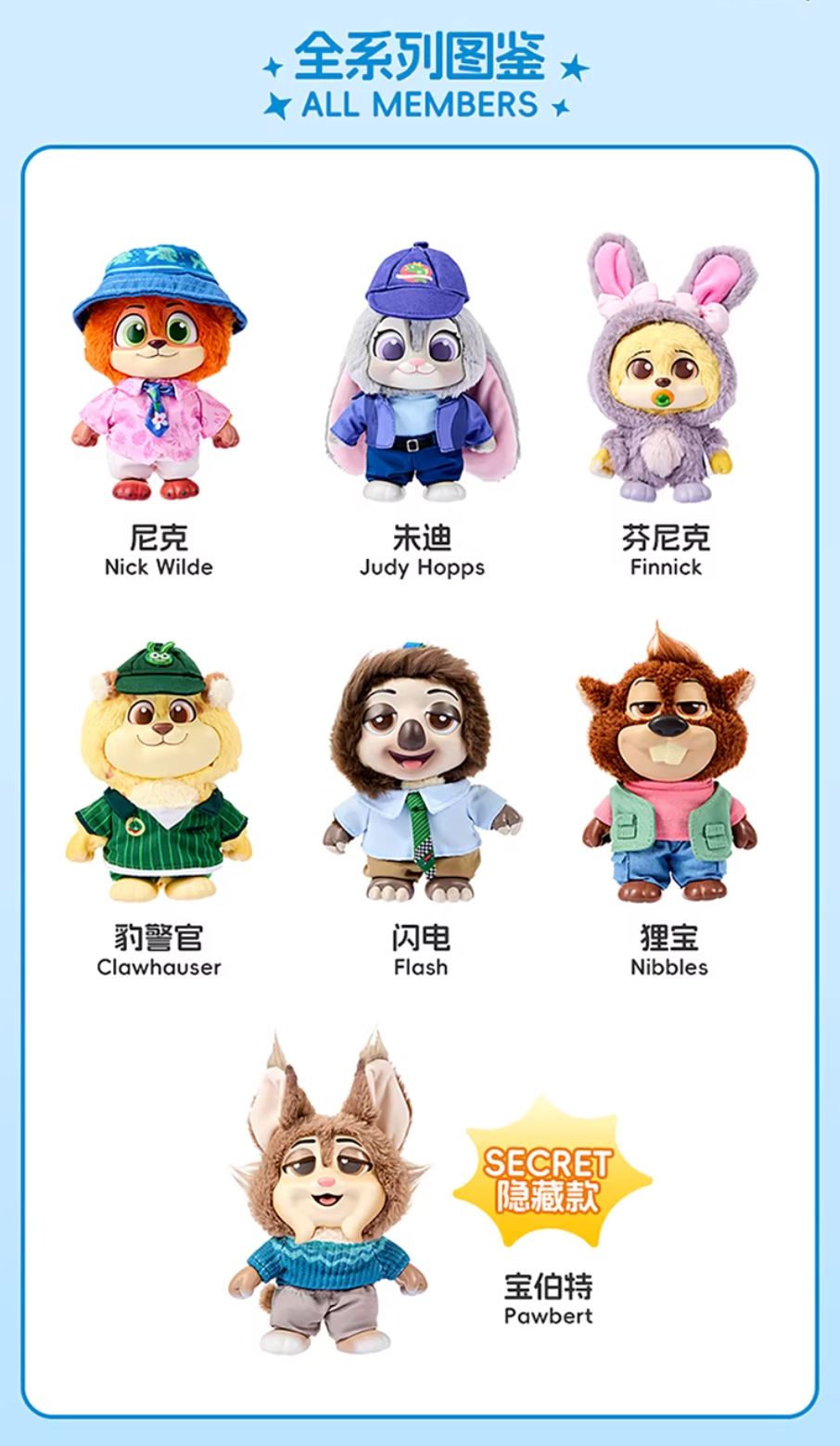 Miniso x Disney Zootopia 2 Daily Life Vinyl Plush
