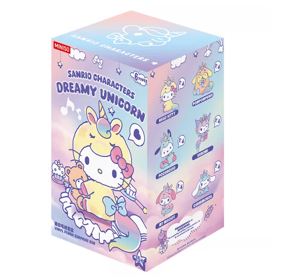 Miniso x Sanrio Characters Dreamy Unicorn Vinyl Plush