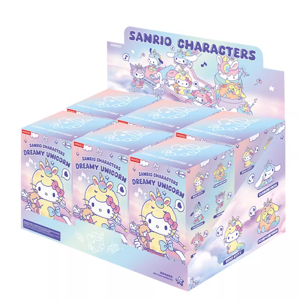 Miniso x Sanrio Characters Dreamy Unicorn Vinyl Plush