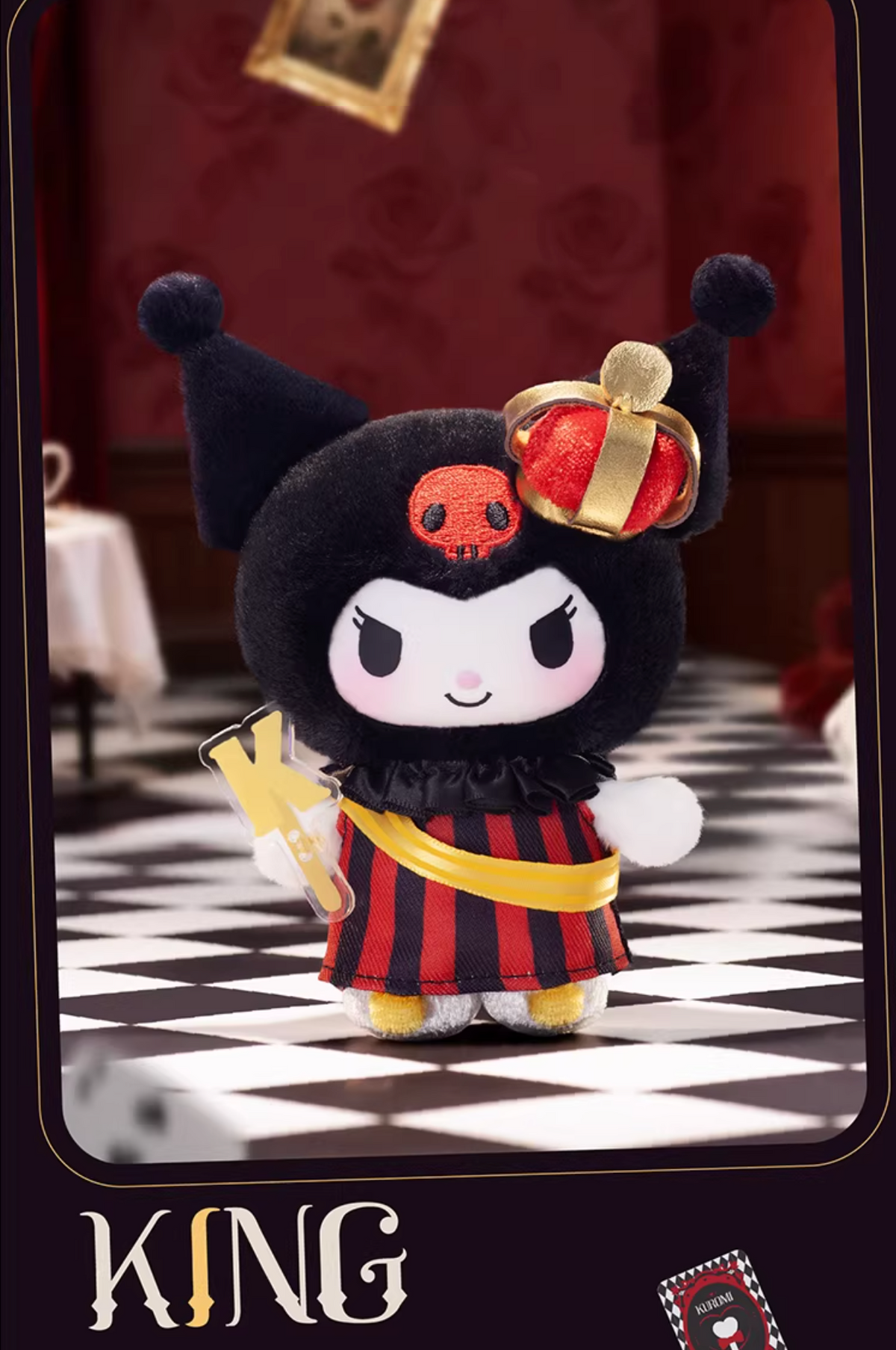 TOPTOY x Sanrio Kuromi Poker Kingdom Vinyl Plush