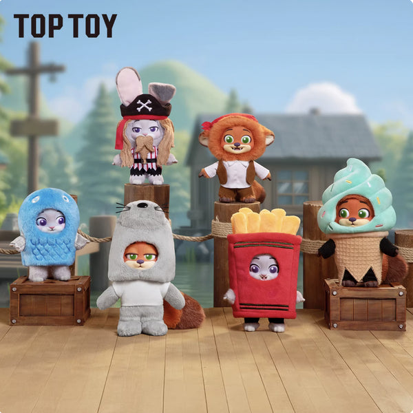 TOPTOY x Disney Zootopia 2 Nick & Judy Best Undercover Vinyl Plush