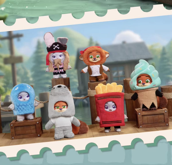 TOPTOY x Disney Zootopia 2 Nick & Judy Best Undercover Vinyl Plush