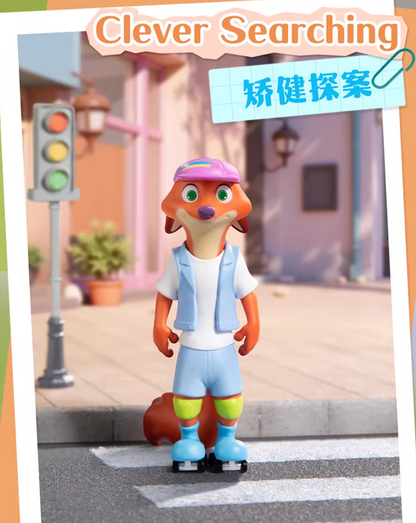 TOPTOY x Disney Zootopia 2 Nick & Judy Best Undercover Figure