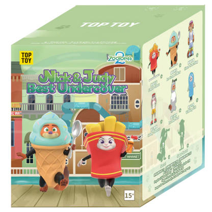 TOPTOY x Disney Zootopia 2 Nick & Judy Best Undercover Figure