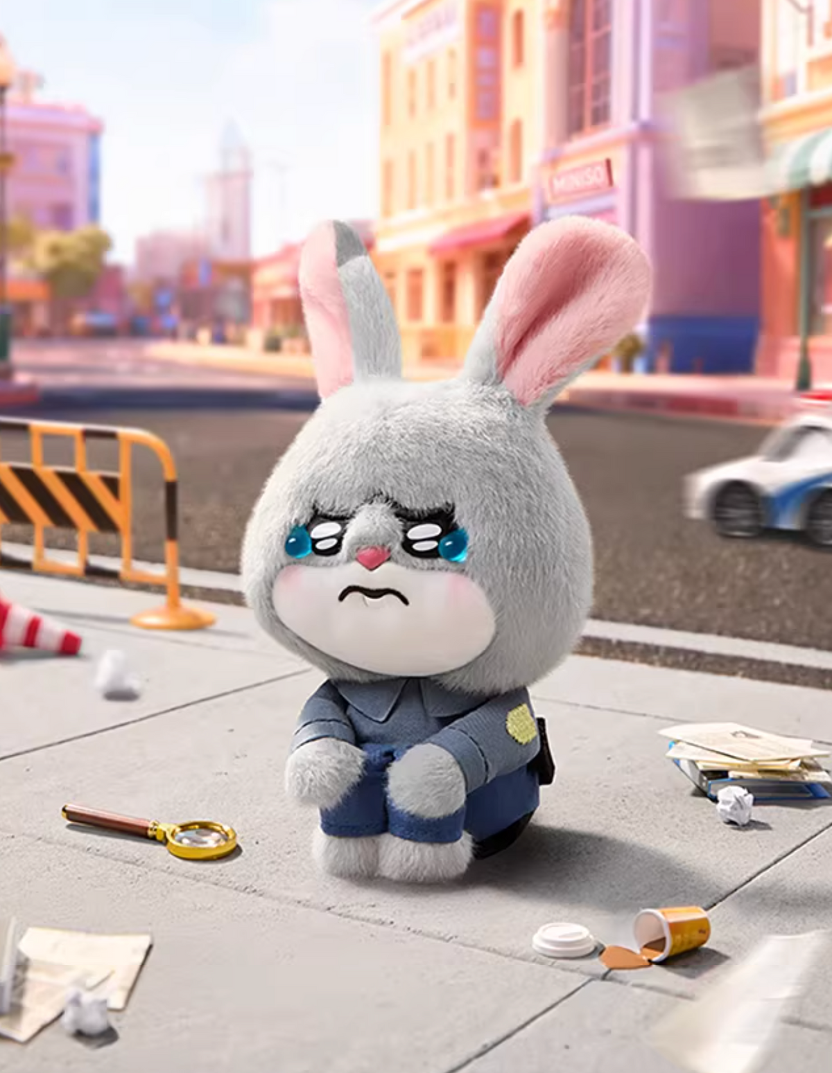 Miniso x Disney Zootopia 2 Worry Diaries Vinyl Plush