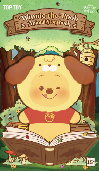 TOPTOY x Disney Winnie the Pooh Animal Storybook Vinyl Plush