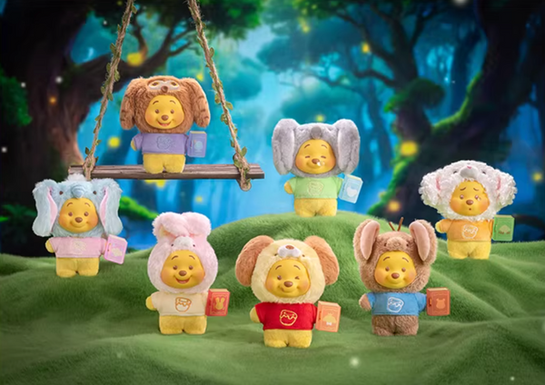 TOPTOY x Disney Winnie the Pooh Animal Storybook Vinyl Plush