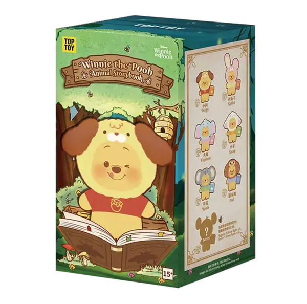 TOPTOY x Disney Winnie the Pooh Animal Storybook Vinyl Plush