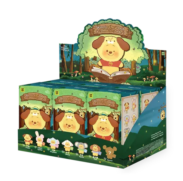 TOPTOY x Disney Winnie the Pooh Animal Storybook Vinyl Plush