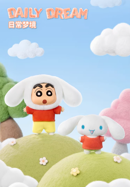 TOPTOY x Sanrio Cinnamoroll x Crayon Shin-Chan Amusement Dreamland Vinyl Plush Set