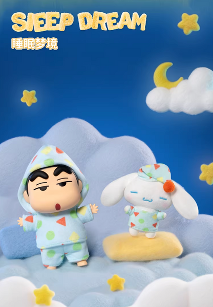 TOPTOY x Sanrio Cinnamoroll x Crayon Shin-Chan Amusement Dreamland Vinyl Plush Set