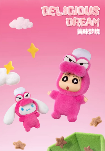 TOPTOY x Sanrio Cinnamoroll x Crayon Shin-Chan Amusement Dreamland Vinyl Plush Set