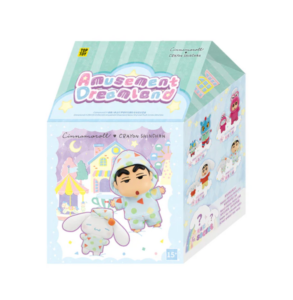 TOPTOY x Sanrio Cinnamoroll x Crayon Shin-Chan Amusement Dreamland Vinyl Plush Set
