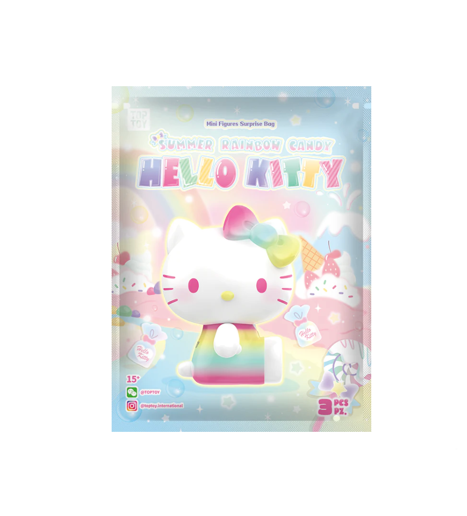 TOPTOY x Sanrio Hello Kitty Summer Rainbow Candy Mini Figures