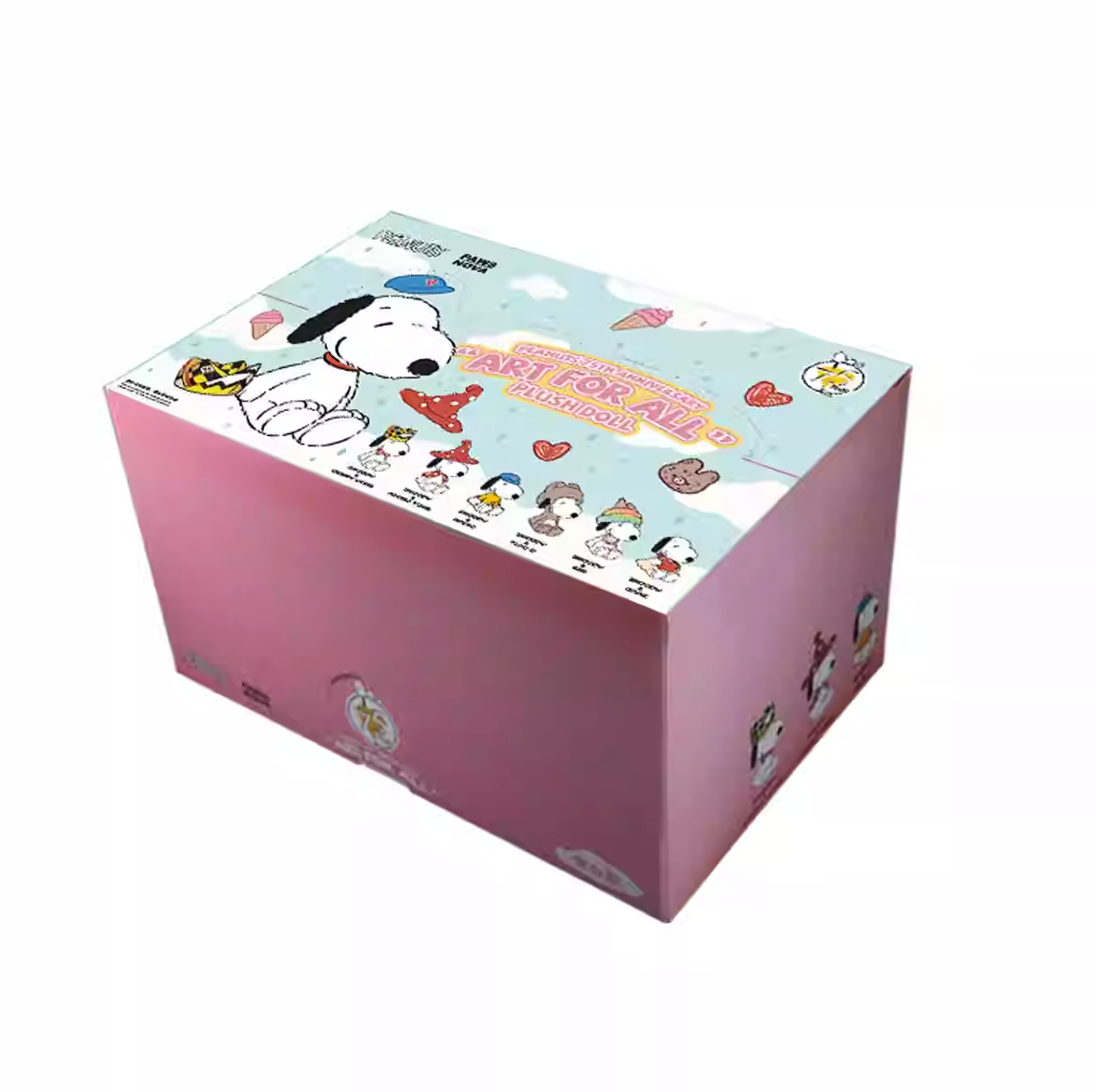 Paws Nova x Peanuts Snoopy 75 Years Anniversary Art For All Series Plush