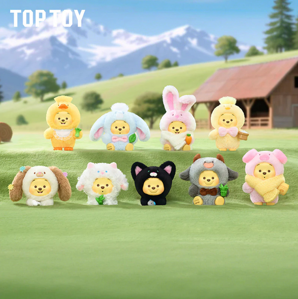 TOPTOY x Disney Winnie the Pooh Happy Farm Vinyl Plush