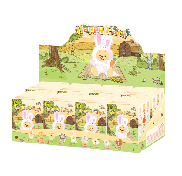 TOPTOY x Disney Winnie the Pooh Happy Farm Vinyl Plush