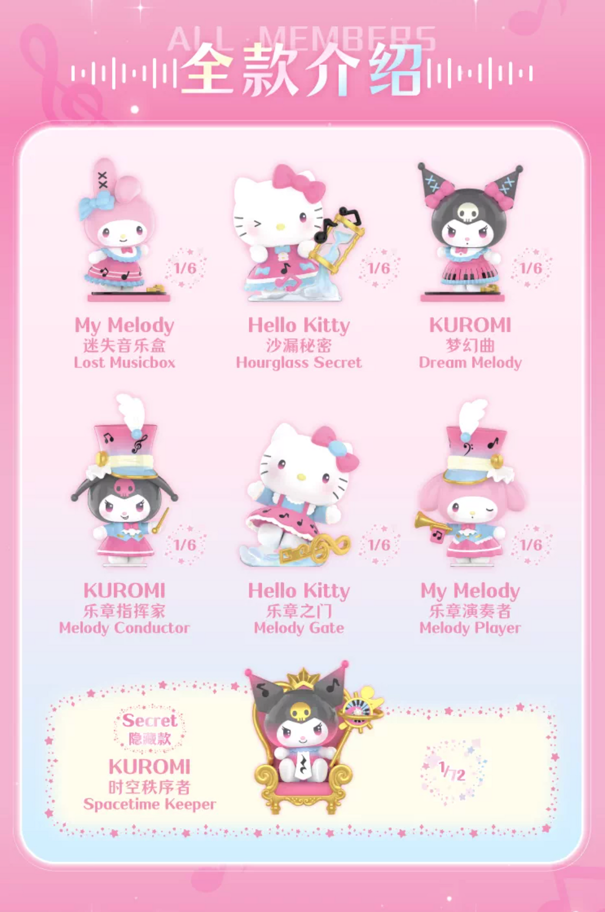 TOPTOY x Sanrio Characters Space Time Melodies