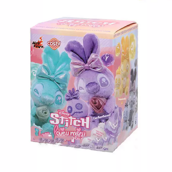 Hot Toys x Cosbi x Disney Stitch Lovey Rosey Plush Keychain
