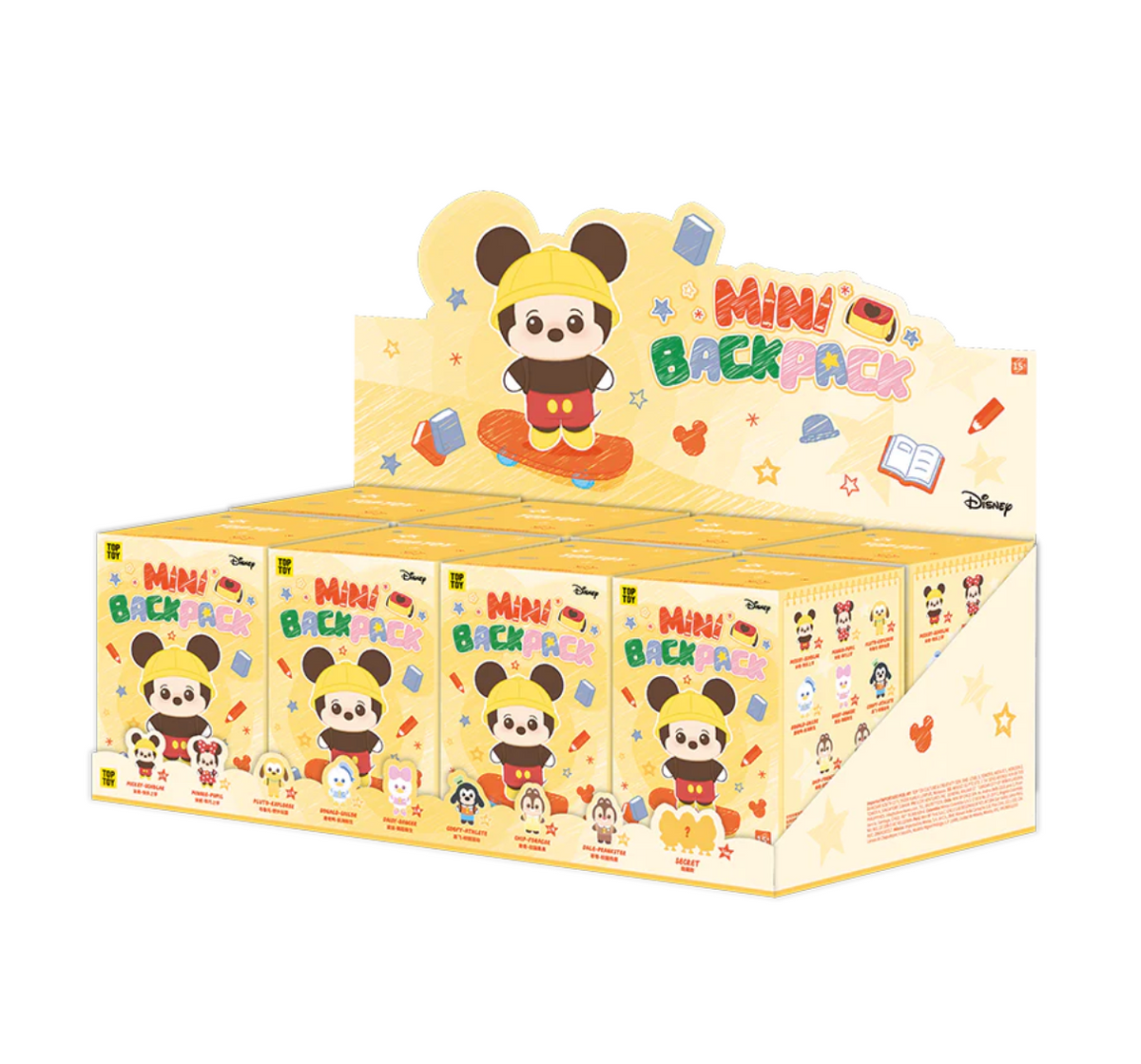 TOPTOY x Disney Mickey Mouse Family Mini Backpack Vinyl Plush