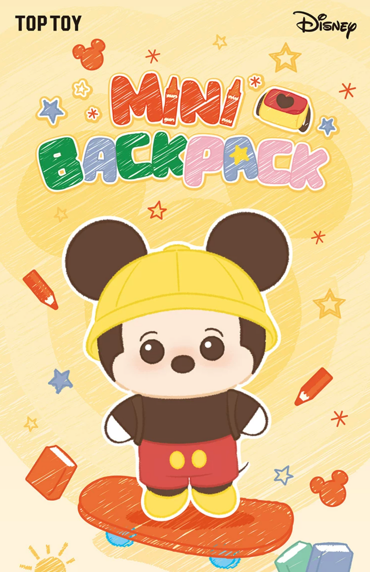 TOPTOY x Disney Mickey Mouse Family Mini Backpack Vinyl Plush