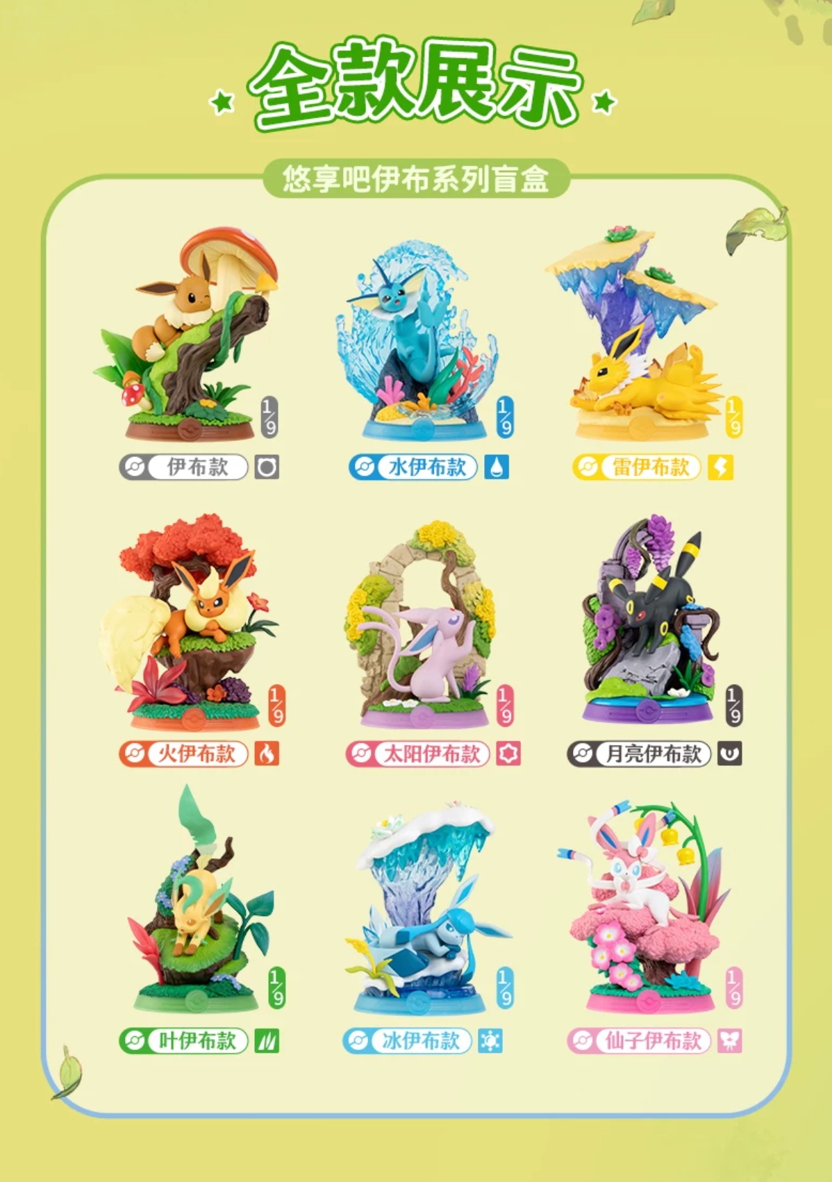 Funism x Pokemon Enjoy! Eevee Forest Adventure Series 3
