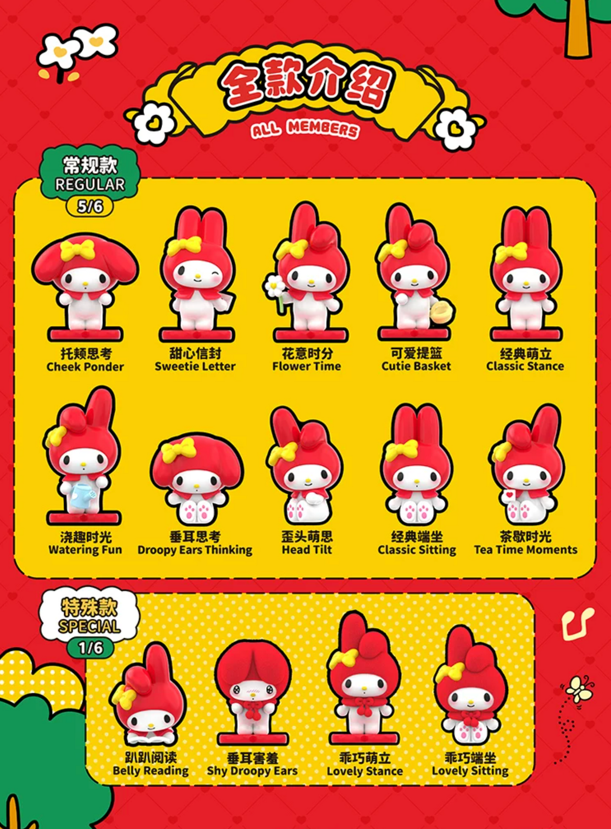 TOPTOY x Sanrio My Melody Classic Series Mini Figures