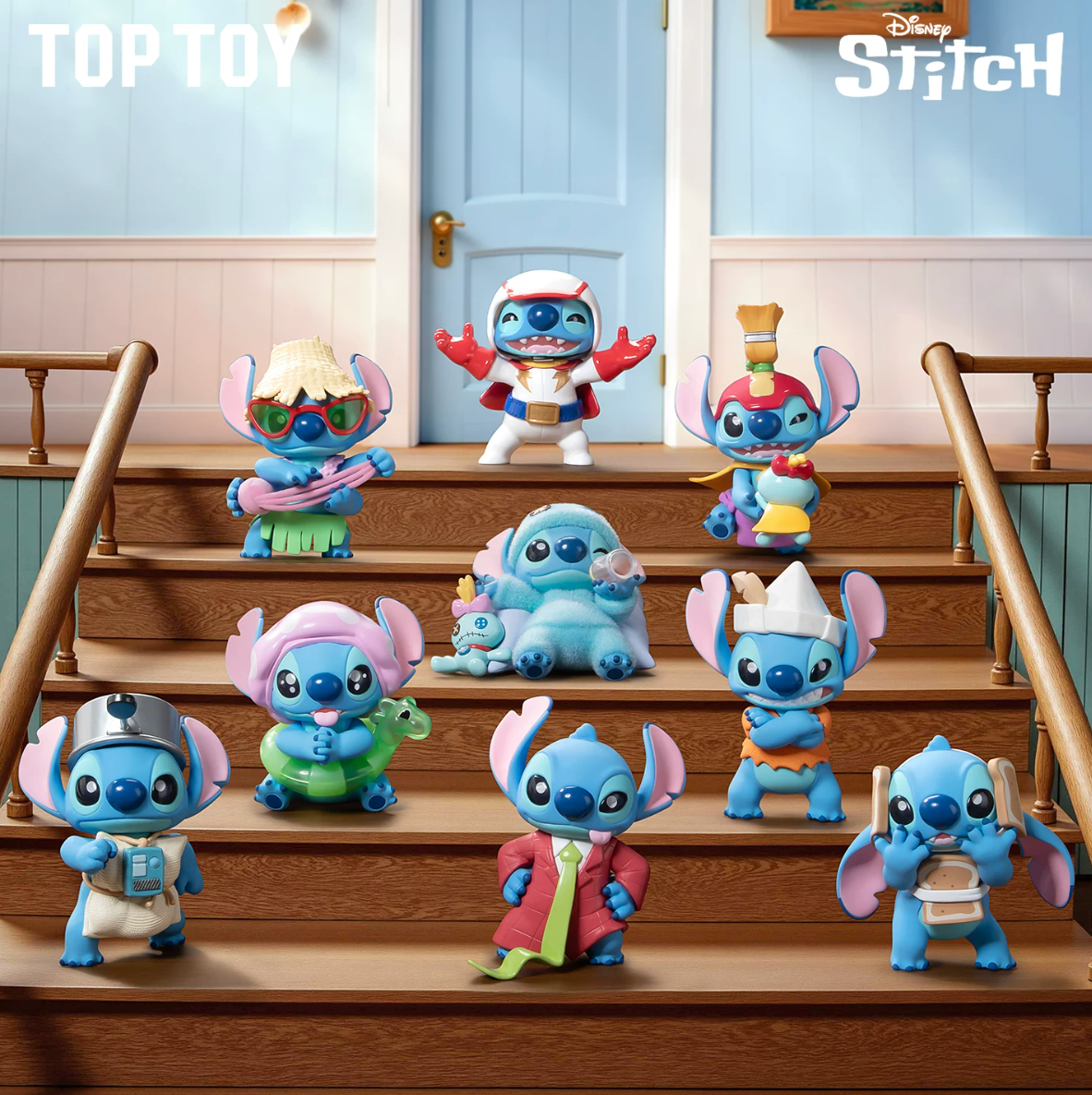 TOPTOY x Disney Stitch in Cute Outfits