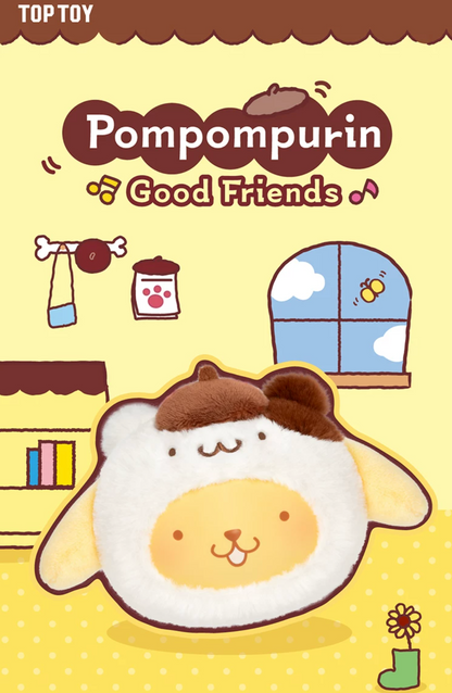 TOPTOY x Sanrio Pompompurin Good Friends Vinyl Plush
