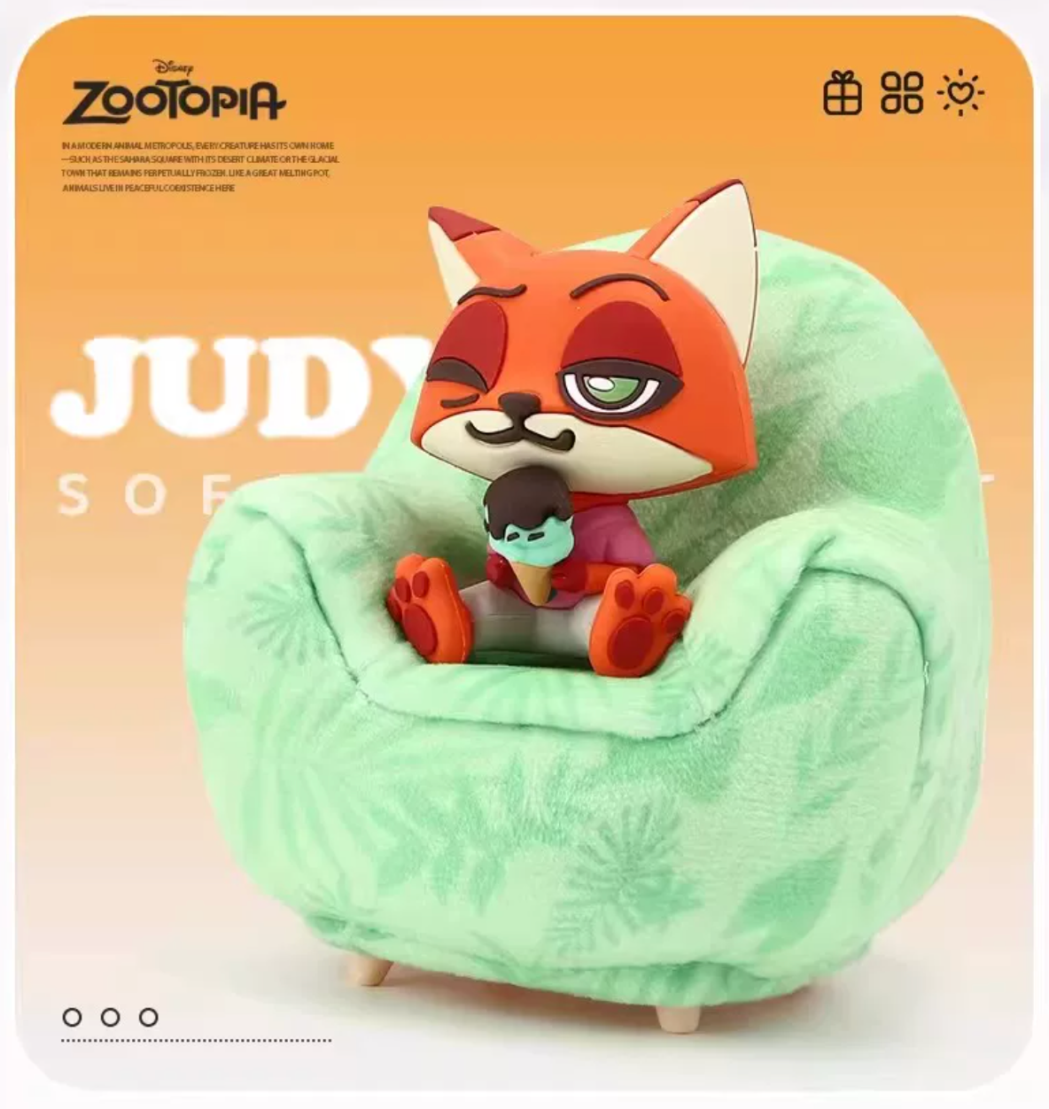 Disney Zootopia 2 Plush Sofa Light