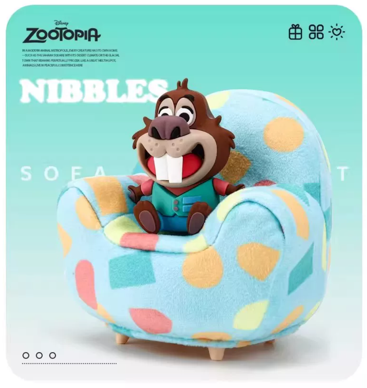 Disney Zootopia 2 Plush Sofa Light