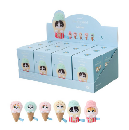 Miniso x Mofusand Ice Cream Magnet