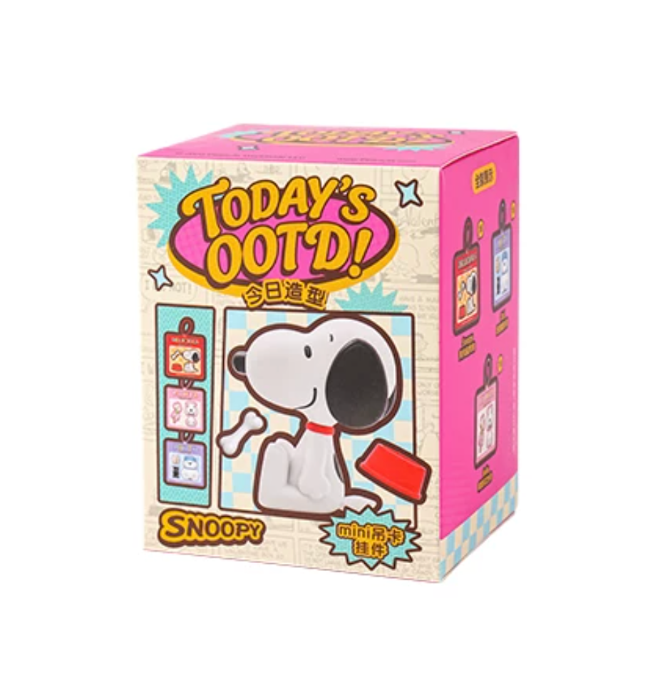M&G Shop x Peanuts Snoopy Today's OOTD Miniature Keychain