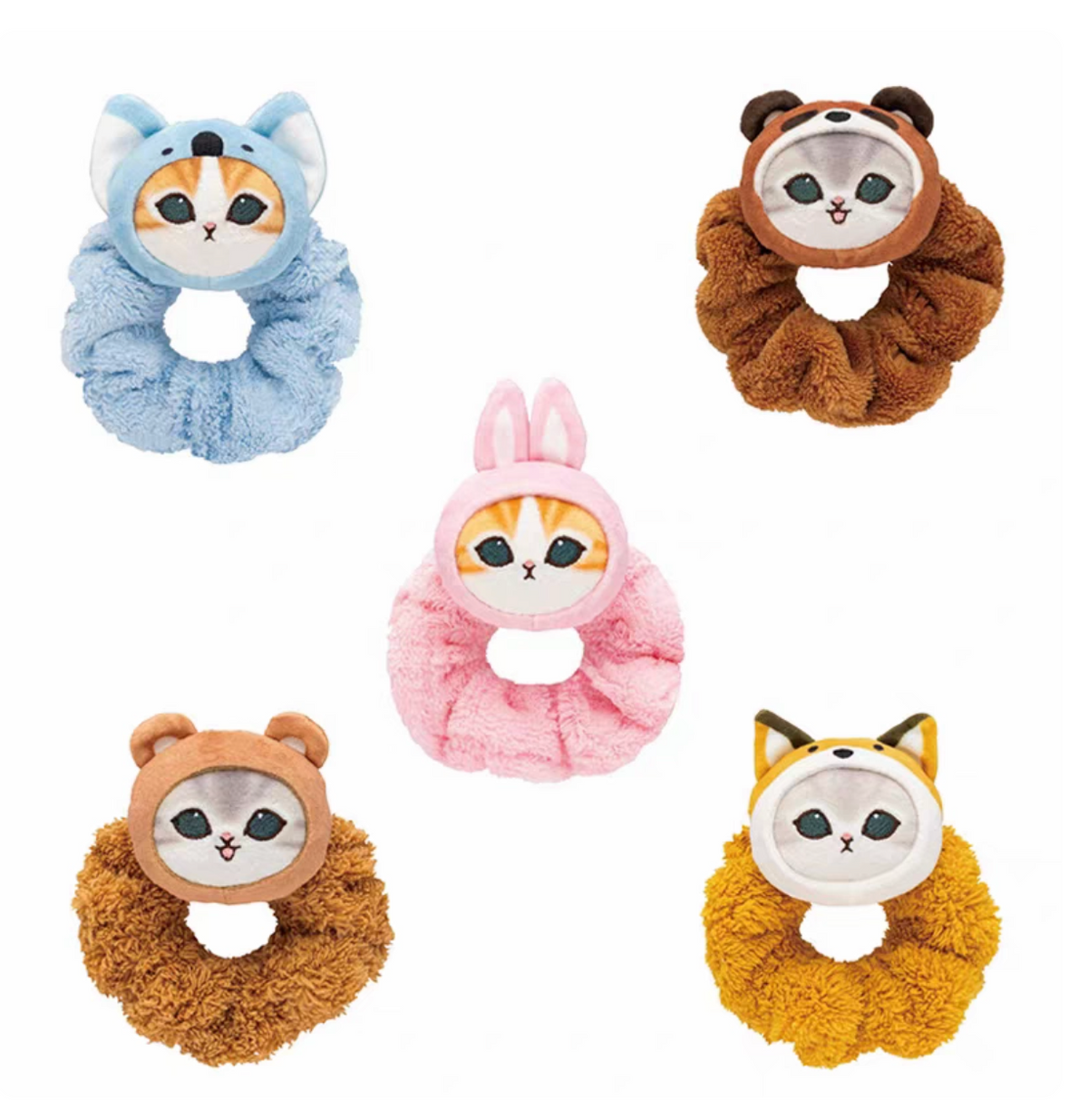 Parade x Mofusand Meow Pants! Plush Scrunchies