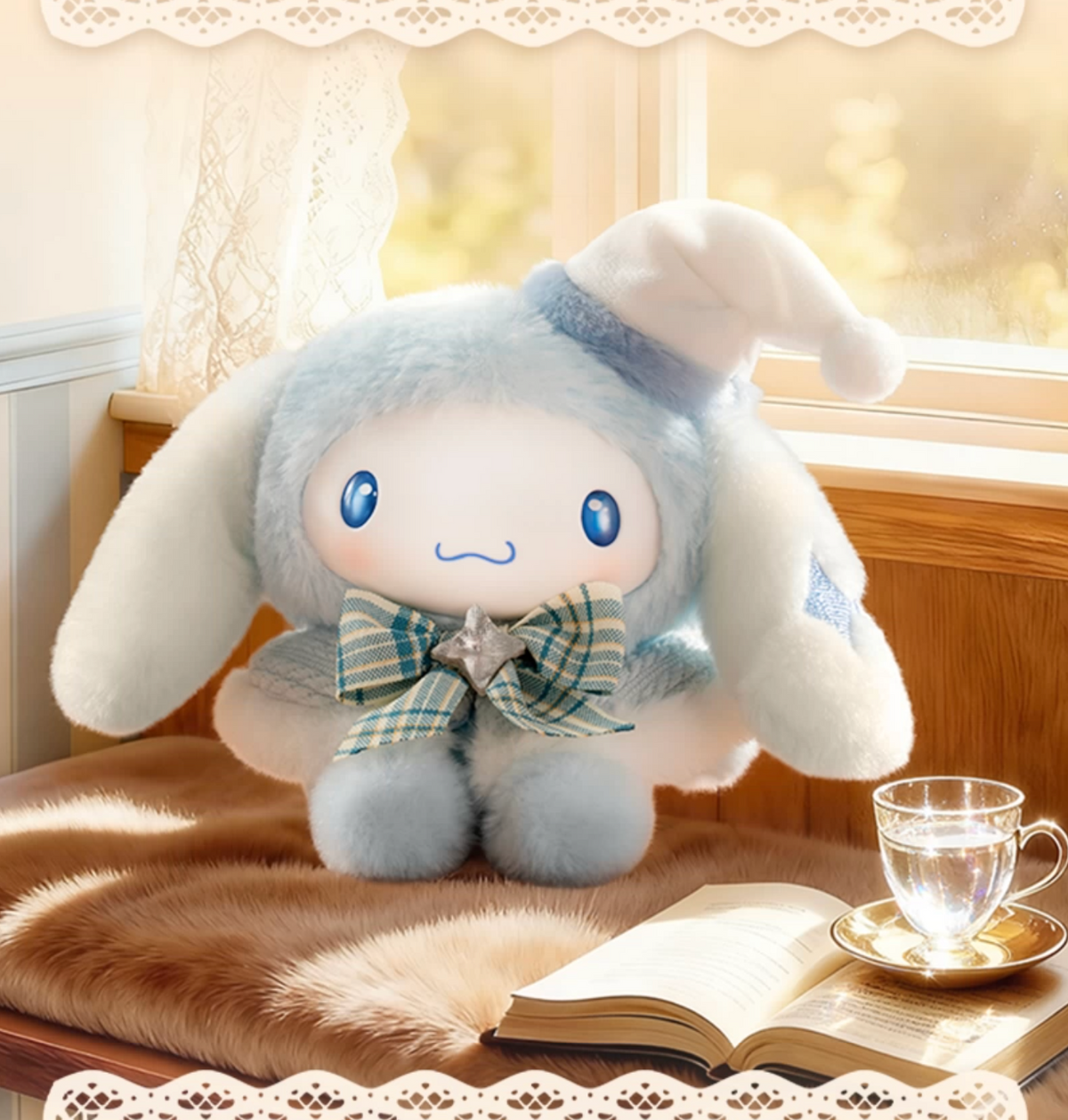 Moetch x Sanrio Characters Fluffy Snuggles Vinyl Plush