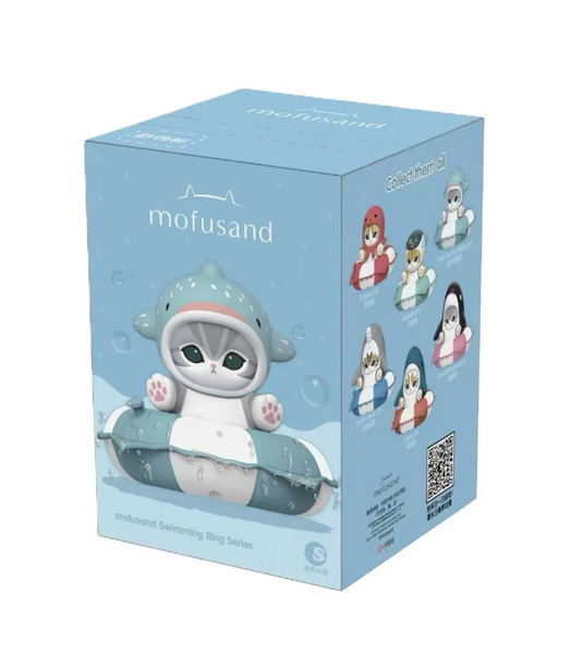 Trendy Sound x Mofusand Swimming Ring Stamp Figure