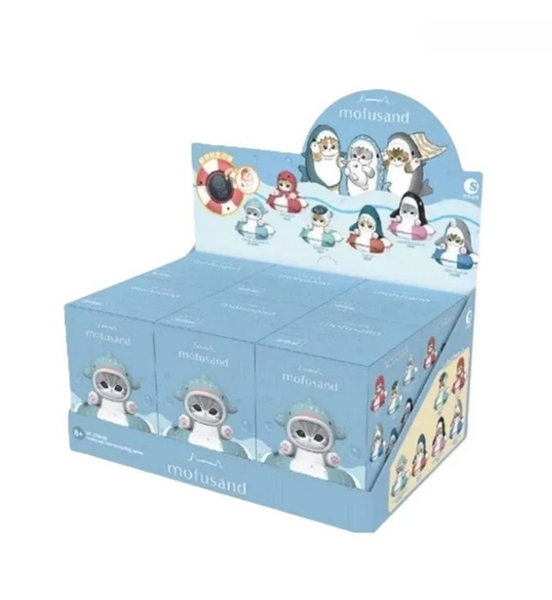 Trendy Sound x Mofusand Swimming Ring Stamp Figure